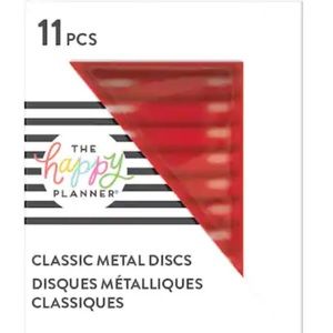 The Happy Planner® Red Heart Classic Metal Discs